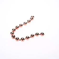 Funky Brass Bead Chain - Funky Fly Tying -Fly Fishing Supplies Store Bead Chain Eyes 4.5 Copper 051 scaled 2