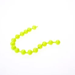 Funky Brass Bead Chain - Funky Fly Tying -Fly Fishing Supplies Store Bead Chain Eyes 4.5 Fl Chartreuse 058 scaled 2