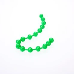Funky Brass Bead Chain - Funky Fly Tying -Fly Fishing Supplies Store Bead Chain Eyes 4.5 Fl Green 067 scaled 2