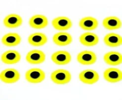 Funky Chartreuse Tape Eyes - Funky Fly Tying