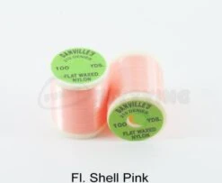 Danvilles Flat Waxed Nylon 210 Denier - Funky Fly Tying -Fly Fishing Supplies Store Danvilles Flat Waxed Nylon 210 Denier Fl Shell Pink