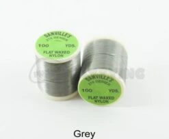 Danvilles Flat Waxed Nylon 210 Denier - Funky Fly Tying -Fly Fishing Supplies Store Danvilles Flat Waxed Nylon 210 Denier Grey
