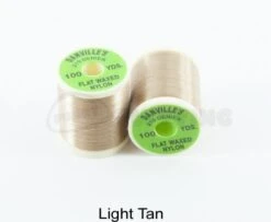 Danvilles Flat Waxed Nylon 210 Denier - Funky Fly Tying -Fly Fishing Supplies Store Danvilles Flat Waxed Nylon 210 Denier Light Tan