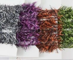 Funky 10mm Black And Dyed Holographic - Funky Fly Tying -Fly Fishing Supplies Store Funky 10mm Black and Dyed Holographic 3