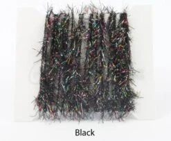 Funky 10mm Mosaic Micro Core - Funky Fly Tying -Fly Fishing Supplies Store Funky 10mm Mosaic Micro Core Black 1