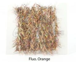 Funky 10mm Mosaic Micro Core - Funky Fly Tying -Fly Fishing Supplies Store Funky 10mm Mosaic Micro Core Fluo Orange