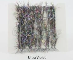 Funky 10mm Mosaic Micro Core - Funky Fly Tying -Fly Fishing Supplies Store Funky 10mm Mosaic Micro Core Ultra Violet