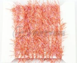 Funky 10mm UV And Dyed Holographic - Funky Fly Tying -Fly Fishing Supplies Store Funky 10mm UV and Dyed Holographic Orange 1