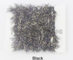 Funky 15mm 3D Fritz UV & Gold - Funky Fly Tying -Fly Fishing Supplies Store Funky 15mm 3D Fritz UV Gold Black