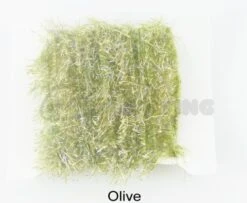 Funky 15mm 3D Fritz UV & Gold - Funky Fly Tying -Fly Fishing Supplies Store Funky 15mm 3D Fritz UV Gold Olive 1