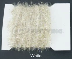 Funky 15mm 3D Fritz UV & Gold - Funky Fly Tying -Fly Fishing Supplies Store Funky 15mm 3D Fritz UV Gold White