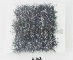 Funky 15mm 3D Fritz UV And Silver - Funky Fly Tying -Fly Fishing Supplies Store Funky 15mm 3D Fritz Uv and Silver Black 1