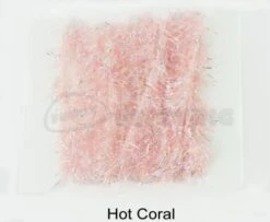 Funky 15mm 3D Fritz UV And Silver - Funky Fly Tying -Fly Fishing Supplies Store Funky 15mm 3D Fritz Uv and Silver Hot Coral