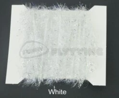 Funky 15mm 3D Fritz UV And Silver - Funky Fly Tying -Fly Fishing Supplies Store Funky 15mm 3D Fritz Uv and Silver White 1