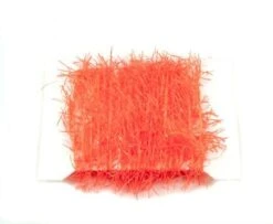 Funky 15mm Neon Hackle Fritz - Funky Fly Tying -Fly Fishing Supplies Store Funky 15mm Neon Hackle Fritz Fluo Orange