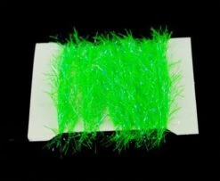 Funky 15mm Neon Hackle UV Fritz - Funky Fly Tying -Fly Fishing Supplies Store Funky 15mm Neon Hackle UV Fritz Fluo Green 1