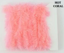 Funky 16mm Bonded Blob Fritz - Funky Fly Tying -Fly Fishing Supplies Store Funky 16mm Bonded Blob Fritz Hot Coral