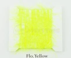 Funky 17mm Straggle Fritz - Funky Fly Tying -Fly Fishing Supplies Store Funky 17mm Straggle Fritz Flo Yellow