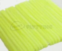 Funky Micro Chenille - Funky Fly Tying -Fly Fishing Supplies Store Funky 2mm Chenille Fluo Yellow 1