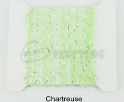 Funky 3D Micro Straggle UV & Silver Fritz - Funky Fly Tying -Fly Fishing Supplies Store Funky 3D Micro Straggle Uv Silver Fritz Chartreuse