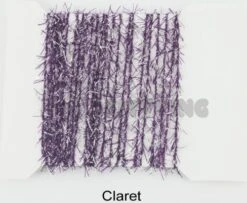 Funky 3D Micro Straggle UV & Silver Fritz - Funky Fly Tying -Fly Fishing Supplies Store Funky 3D Micro Straggle Uv Silver Fritz Claret 1