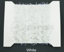Funky 3D Micro Straggle UV & Silver Fritz - Funky Fly Tying -Fly Fishing Supplies Store Funky 3D Micro Straggle Uv Silver Fritz White