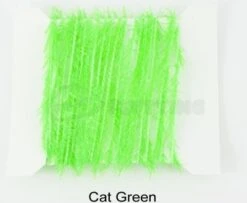 Funky 5mm Crystal Hackle Fritz - Funky Fly Tying -Fly Fishing Supplies Store Funky 5mm Crystal Hackle Fritz Cat Green