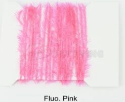 Funky 5mm Crystal Hackle Fritz - Funky Fly Tying -Fly Fishing Supplies Store Funky 5mm Crystal Hackle Fritz Fluo Pink