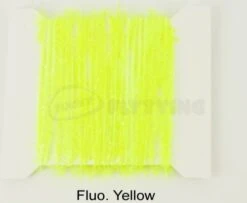Funky 5mm Crystal Hackle Fritz - Funky Fly Tying -Fly Fishing Supplies Store Funky 5mm Crystal Hackle Fritz Fluo Yellow 1