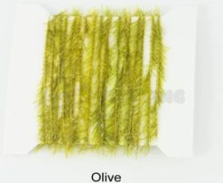 Funky 5mm Crystal Hackle Fritz - Funky Fly Tying -Fly Fishing Supplies Store Funky 5mm Crystal Hackle Fritz Olive 1