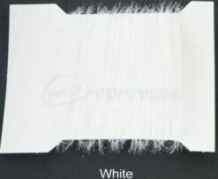 Funky 5mm Crystal Hackle Fritz - Funky Fly Tying -Fly Fishing Supplies Store Funky 5mm Crystal Hackle Fritz White