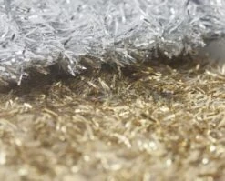 Funky Metallic Gold And Silver Fritz - Funky Fly Tying