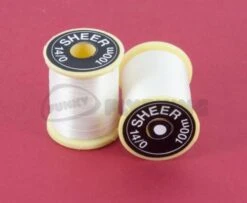 Gordon Griffiths Sheer 14/0 Ultrafine - Funky Fly Tying -Fly Fishing Supplies Store Gordon Griffiths Sheer 14 0 Ultrafine White