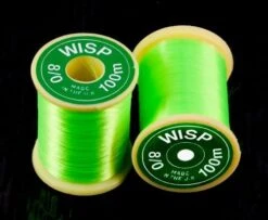 Gordon Griffiths Wisp 8/0 Microfine Thread - Funky Fly Tying -Fly Fishing Supplies Store Gordon Griffiths Wisp 8 0 Microfine Thread Fluo Green
