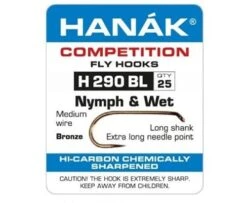 Hanak 290BL Nymph & Wet Hook Long Shank - Funky Fly Tying