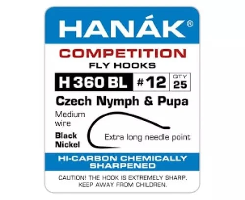 Hanak 360BL Caddis-Shrimp Hook - Funky Fly Tying 2 Hanak 360BL Caddis-Shrimp Hook - Funky Fly Tying - Image 2