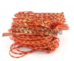 Hareline Magnum Predator Legs - Funky Fly Tying -Fly Fishing Supplies Store Hareline Magnum Predator Legs Barred Orange 1