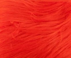 Hareline Pseudo Hair - Funky Fly Tying -Fly Fishing Supplies Store Hareline Pseudo Hair Fiery Hot Red 1