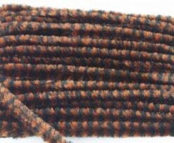 Hareline Variegated Chenille - Funky Fly Tying -Fly Fishing Supplies Store Hareline Variegated Chenille Brown Black 1