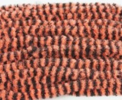 Hareline Variegated Chenille - Funky Fly Tying -Fly Fishing Supplies Store Hareline Variegated Chenille Fluo Orange Black 1