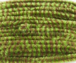 Hareline Variegated Chenille - Funky Fly Tying -Fly Fishing Supplies Store Hareline Variegated Chenille Light Olive Brown