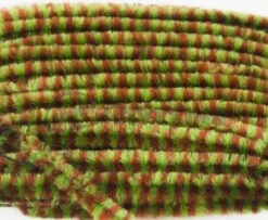 Hareline Variegated Chenille - Funky Fly Tying -Fly Fishing Supplies Store Hareline Variegated Chenille Olive Brown