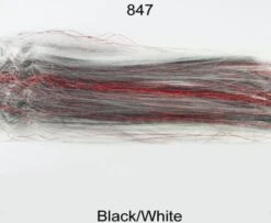Hedron Big Fly Fiber - Funky Fly Tying -Fly Fishing Supplies Store Hedron Big Fly Fiber Black White 1