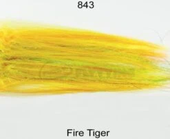 Hedron Big Fly Fiber - Funky Fly Tying -Fly Fishing Supplies Store Hedron Big Fly Fiber Fire Tiger 1