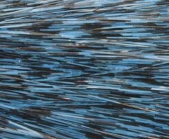 Hedron Flashabou - Grizzly Barred - Funky Fly Tying -Fly Fishing Supplies Store Hedron Flashabou Grizzly Barred Fl Blue 1