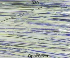 Hedron Flashabou Mirage - Funky Fly Tying -Fly Fishing Supplies Store Hedron Flashabou Mirage Colours Opal Silver