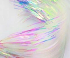 Hedron Saltwater Flashabou - Funky Fly Tying -Fly Fishing Supplies Store Hedron Saltwater Flashabou Pearl 1