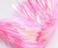 Hedron Saltwater Flashabou - Funky Fly Tying -Fly Fishing Supplies Store Hedron Saltwater Flashabou Pearl Pink 1