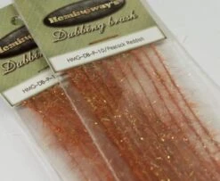 Hemingway's Peacock Dubbing Brushes - Funky Fly Tying -Fly Fishing Supplies Store Hemingways Peacock Dubbing Brushes Reddish 1