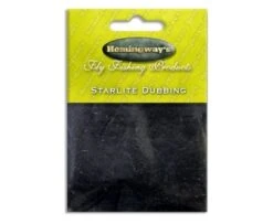 Hemingway's Star Lite Dubbing - Funky Fly Tying 22 Hemingway's Star Lite Dubbing - Funky Fly Tying -Fly Fishing Supplies Store Hemingways Star Lite Dubbing Black